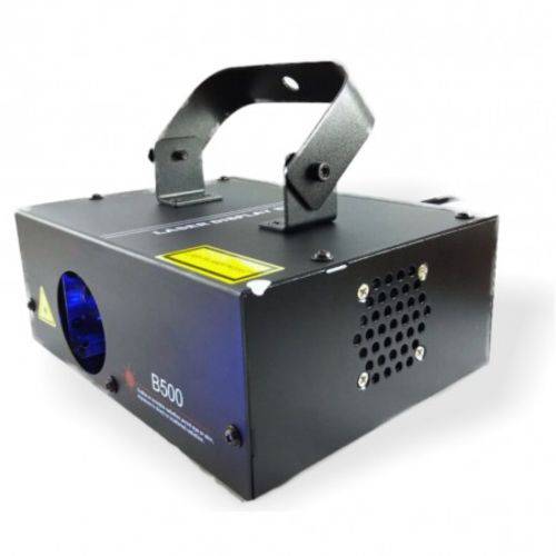 LASER Raios Azul B-500 Projetor Holográfico DMX Sensor Rítmico Profissional Festas