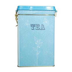 Lata Decorativa Tea em Metal - 20x12x Cm