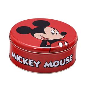 Lata Disney Mickey Mouse 20x20x8cm - Vermelho