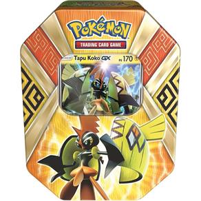 Lata Pokémon GX Guardiões das Ilhas Tapu Koko - Copag