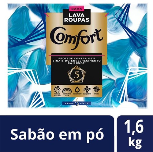 Lava Roupa Pó Comfort 1,6kg Hydra Serum