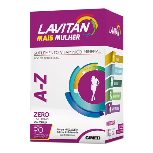 Lavitan A-Z Mais Mulher com 90 Comprimidos