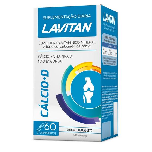 Lavitan Cálcio - D 60 Cápsulas - CIMED