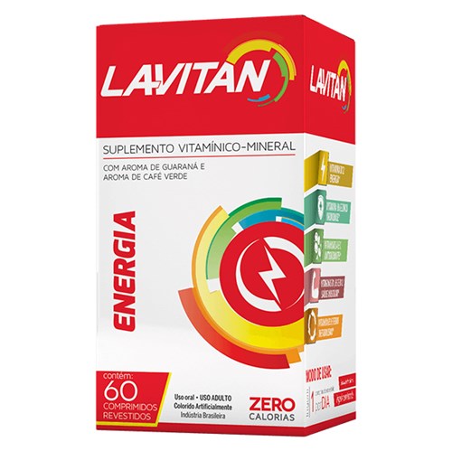 Lavitan Energia- 60 Comprimidos Revestidos