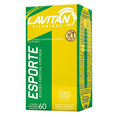 Lavitan Esporte com 60 Comprimidos
