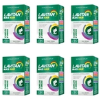 Lavitan Hair kit com 6 caixas 60 cápsulas