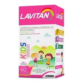 Lavitan Kids Suplemento Vitamínico Tutti Frutti C/60