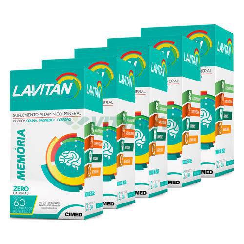 Lavitan Kit 5x Memoria 60 Comp - Cimed
