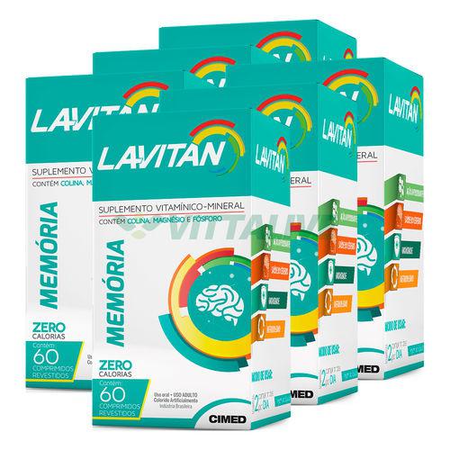 Lavitan Kit 6x Memoria 60 Comp - Cimed