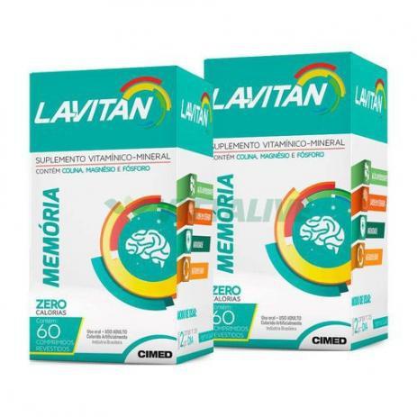 Lavitan Kit 2x Memoria 60 Comp - Cimed