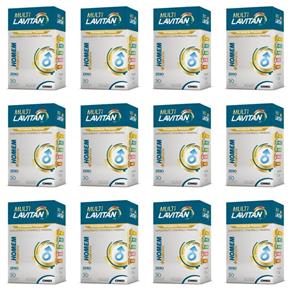Lavitan Multi Homem Suplemento Vitamínico C/30 (Kit C/12)