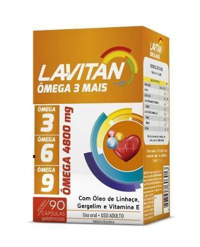Lavitan Omega 3, 6 e 9 Mais - 90cps - Promoção