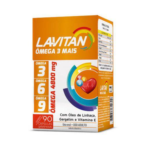 Lavitan Omega 3 Mais - 90 Cápsulas Gel