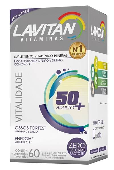 Lavitan Vitalidade 50+ com 60 Comprimidos - Cimed