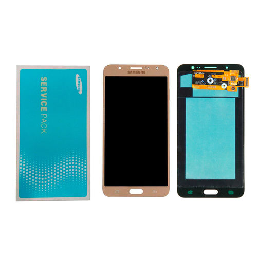 Lcd Completo Samsung J7 2016 J710 Dourado Original Nacional