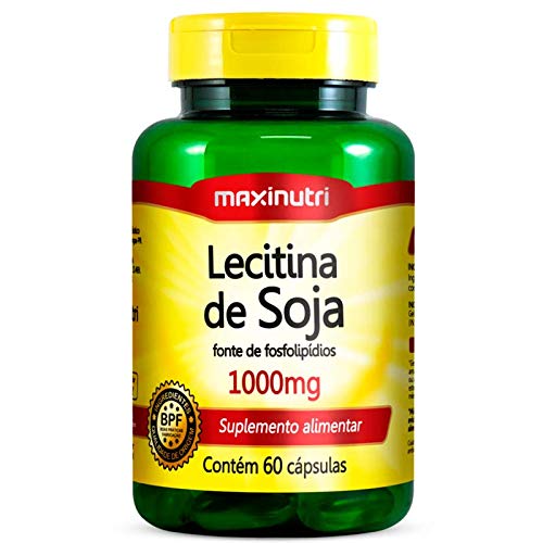 Lecitina de Soja - 60 Cápsulas - Maxinutri