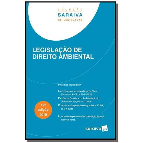 Legislacao de Direito Ambiental - 12ed/19