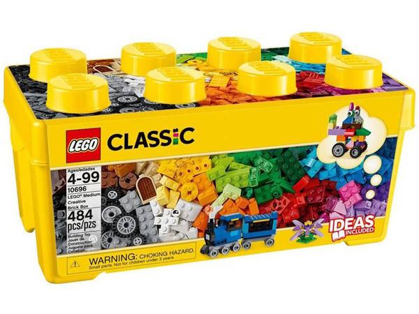 LEGO 10696 - Classic Caixa Média de Peças Criativas - 484 Peças