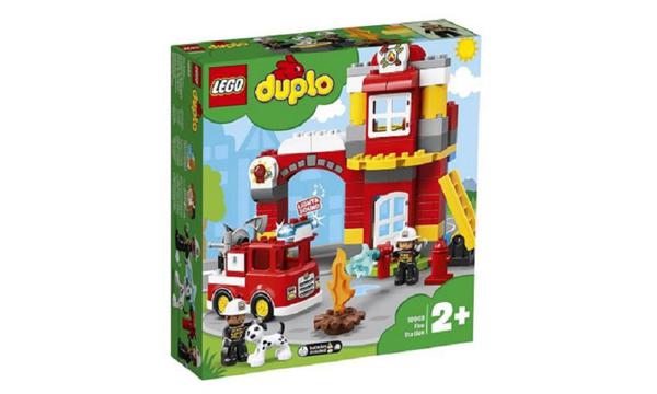 Lego 10903 Duplo Quartel Bombeiros com Caminhão Som e Luz 76 Peças