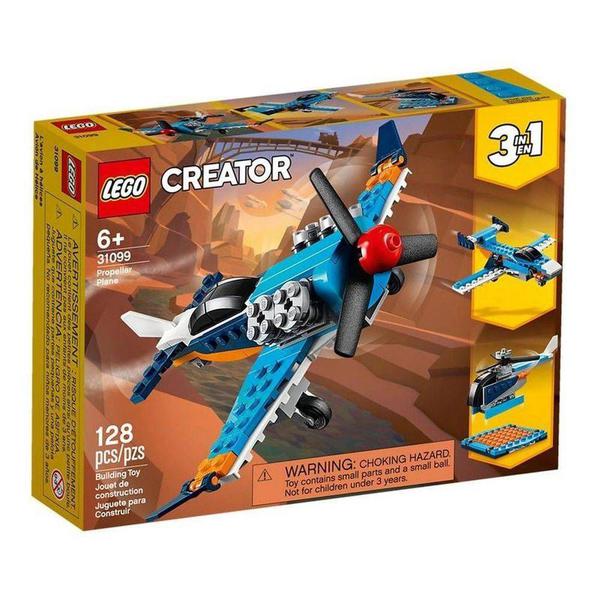 Lego 31099 Creator Aviao de Helice 128 Pecas