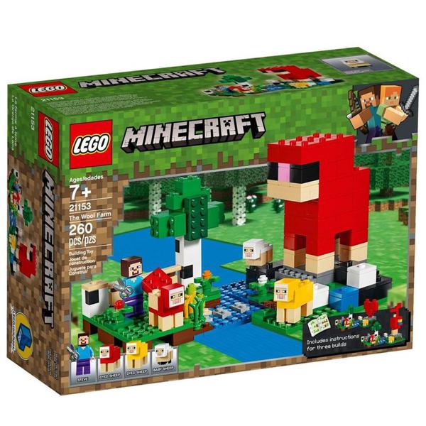 Lego 21153 Minecraft a Fazenda de Lã 260 Peças