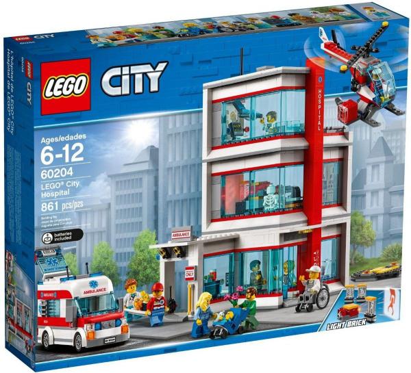 Lego 60204 City - Hospital da Cidade Lego City -861 Peças