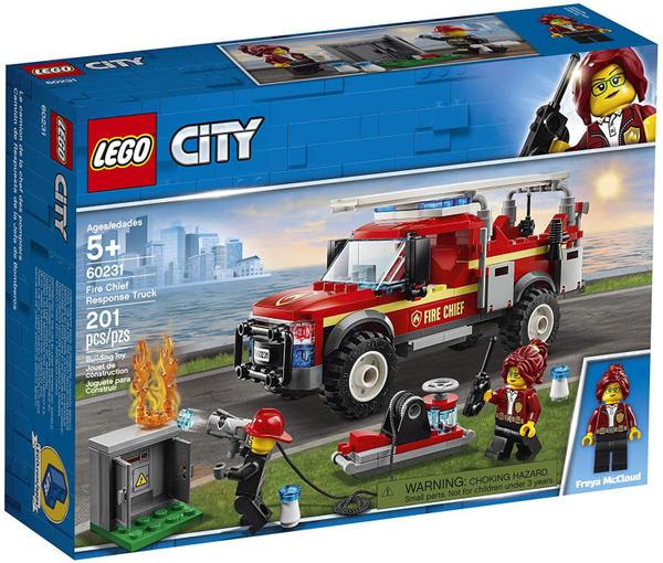 Lego 60231 City - Caminhão dos Chefes dos Bombeiros