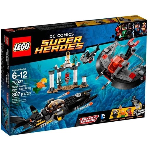 Lego 76027 Ataque Fundo do Mar Manta Negra - Super Heroes Dc