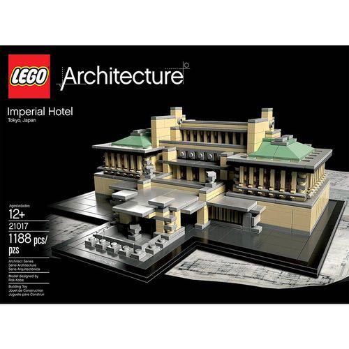 Tudo sobre 'Lego Architecture Imperial Hotel Tokyo Japan 21017'