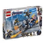 Lego Avengers - Disney - Marvel - Ultimato - Capitão América Vs Outrider - 76123