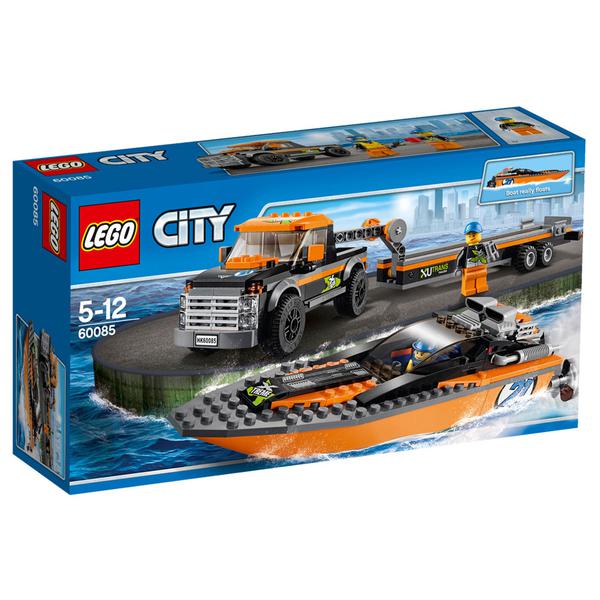 Lego City - 4x4 com Barco a Motor - 60085