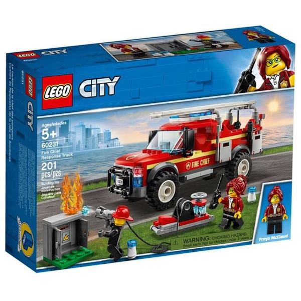 Lego City 60231 Caminhão do Chefe dos Bombeiros 201 Peças