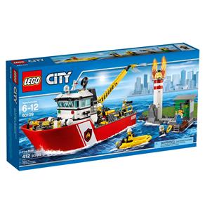 LEGO City Barco de Combate ao Fogo - 412 Peças