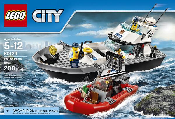 Lego CITY Barco de Patrulha da Policia 60129