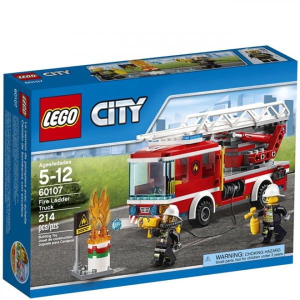Lego City Caminhão C/ Escada de Combate ao Fogo 60107 - LEGO