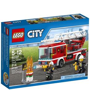 Lego City Caminhão C/ Escada de Combate ao Fogo 60107 - LEGO