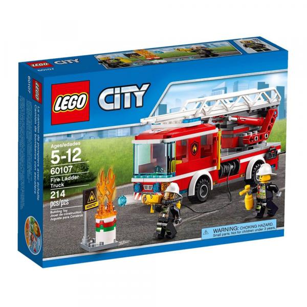 Lego City - Caminhão com Escada de Combate ao Fogo - 60107
