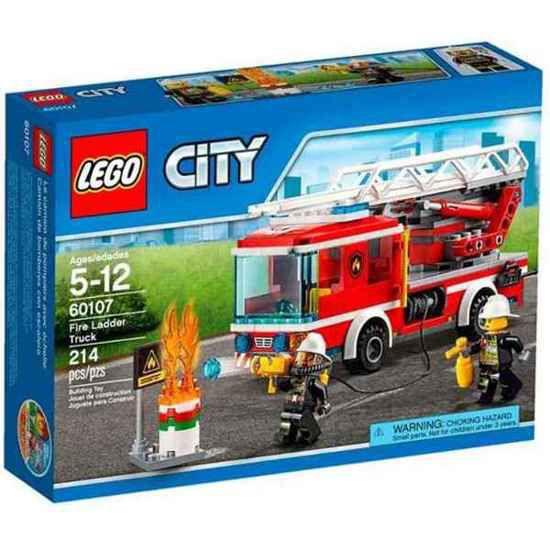 Lego City - Caminhão de Bombeiros com Escada 60107 - Lego