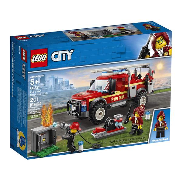 Lego City Caminhão do Chefe dos Bombeiros 201 Peças 60231