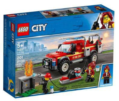 Lego City Caminhão do Chefe dos Bombeiros 201pçs