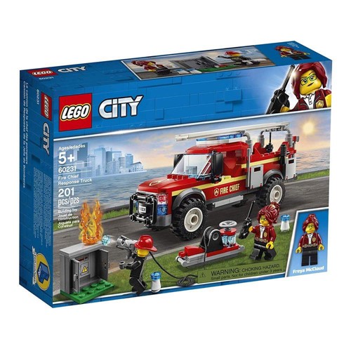 Lego City - Caminhao do Chefe dos Bombeiros M. BRINQ
