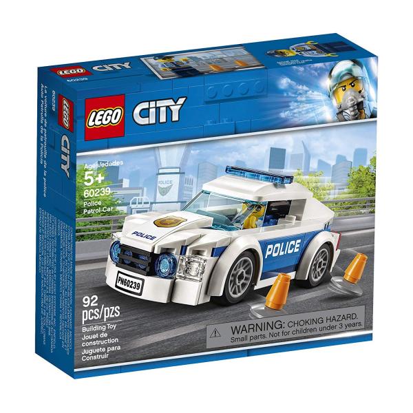 LEGO City - Carro Patrulha da Polícia - 92 Peças - 60239