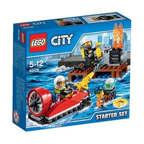 Lego City Conjunto Iniciaçao para Combate ao Fogo 60106