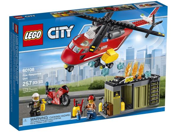 LEGO City Corpo de Intervenção dos Bombeiros - 257 Peças - LEGO