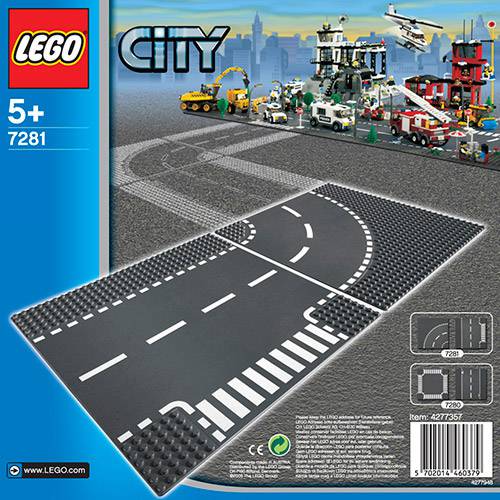 Tudo sobre 'LEGO City - Entroncamento e Curvas 7281'