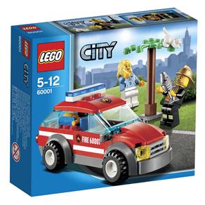 LEGO City Fire -Carro do Chefe dos Bombeiros 60001- 80 Peças