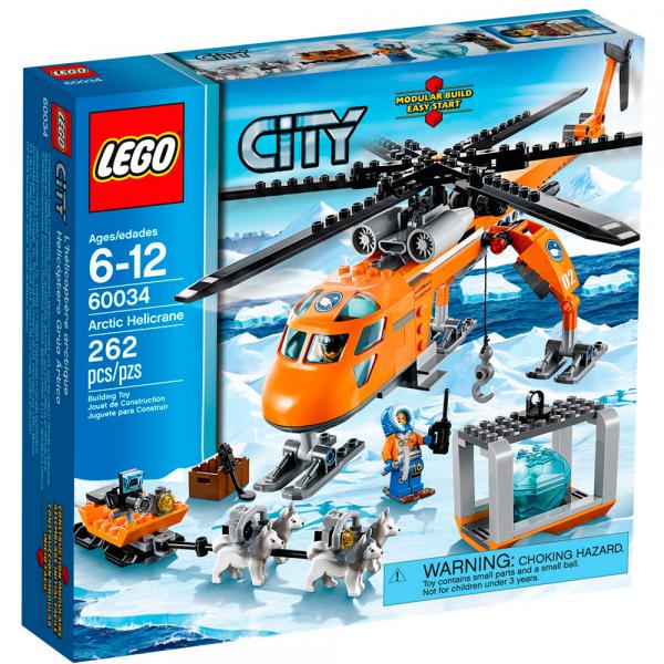 LEGO City - Helicóptero com Grua do Ártico - 60034