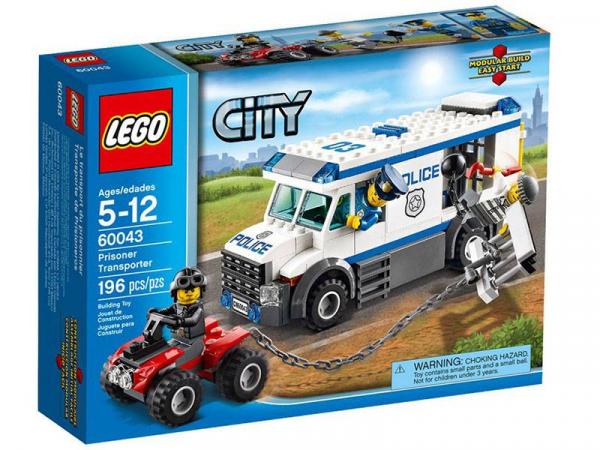 LEGO City Locomoção de Prisioneiros 60043 - 196 Peças