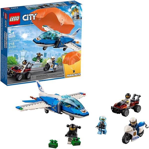 LEGO City Patrulha Aérea com Paraquedas 60208