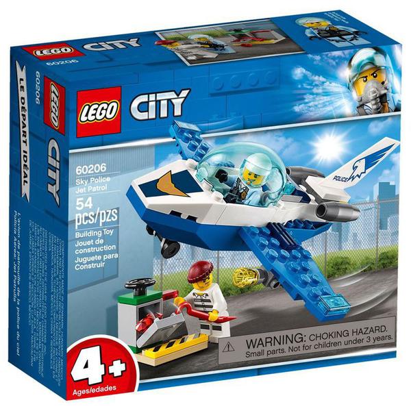 Lego City Patrulha Aerea Jato Patrulha - 60206